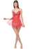 Belweiss 503 Sleeveless Nightgown For Women - S, Red