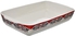 Rosa FM 8968 904626 Khayameya Red Large Rectangle Porcelain casserole 37CM With Durable Material For Home