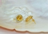 Vera Perla 18k Gold 10mm Oval Cut Citrine 0.24Ct Diamonds Earrings