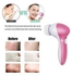 Silicone Ultrasonic Facial Cleanser Brush +5-in-1 Beauty Care Massager