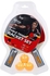 Sports Supreme Table Tennis Racket with Ball Set Multicolour 5 PCS