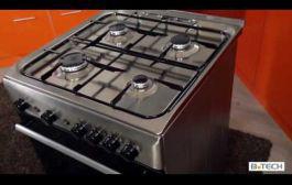 Ariston 4 Burners Stainless Steel Gas Cooker, 60 cm - A6GG1F(X)EX