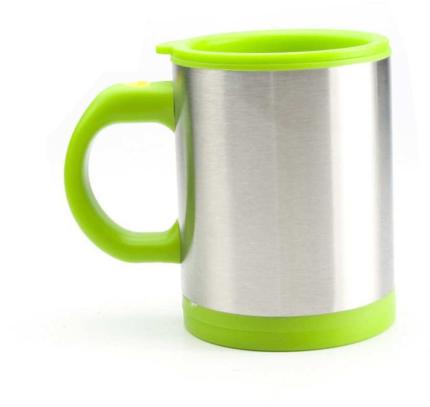 Green Lazy Auto Self Stirring Mug Tea Coffee Cup Novelty Work Office Garden