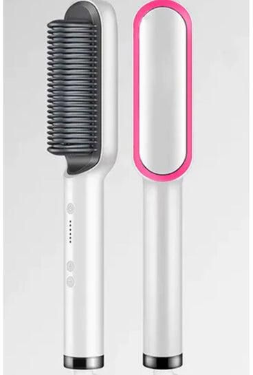 New Hair Straightener Hot Comb Anti Scalding Ceramic Hair Curler Multi Speed Electric Straightening Comb Curling Iron Hairbrush