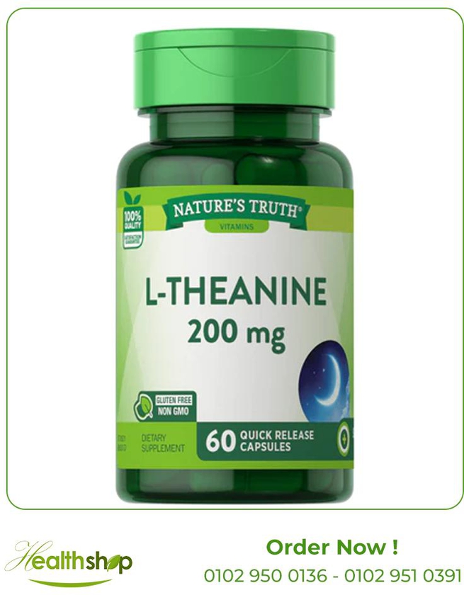 L-Theanine 200 mg - 60 Quick Release Capsules