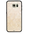 Protective Case Cover For Samsung Galaxy S6 Edge Off White Wooden Pattern