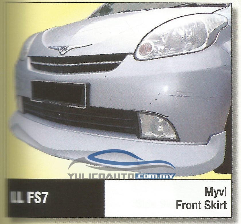 Yulicoauto Perodua Myvi Front Skirt [FRP]