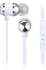 TDK IP300 In Ear Smartphone-ready Headphone, Silver