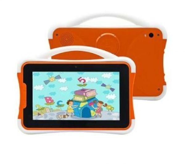 Wintouch 7"Kids Educational Tablet,K701 With Single Sim,1GB-16GB,Standing Case + Screen Protector,Orange.