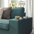 KIVIK 3-seat sofa with chaise longue - Kelinge grey-turquoise