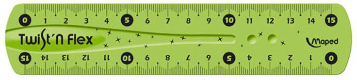 Flexible Ruler Green