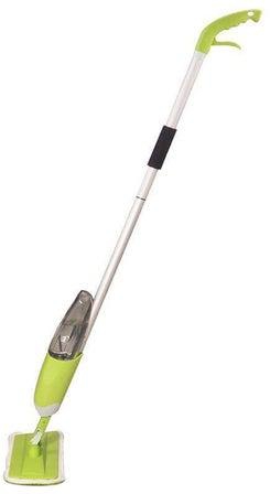 Spray Mop with Microfiber Pad Green/White/Silver