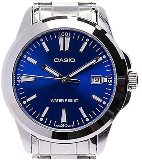 Watch for Men by Casio , Analog , Stainless Steel , Silver , MTP-1215A-2A2