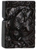Natural Ebony Wood Carved Lighter Shell Box For Zippo Module