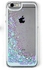 Bling Heart Glitter Floating dynamic Case Cover for Apple iPhone 6 6s - blue