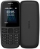 Nokia 105 - 4MB ROM, Dual, Black