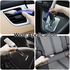 Double Head Brush for Car Cleaning, SYOSI, Portable Car Interior Detailing Brush Car Dust Brush, Soft Bristles Car Seat Brush for Cleaning Air Vent Dashboard (Blue, Black)