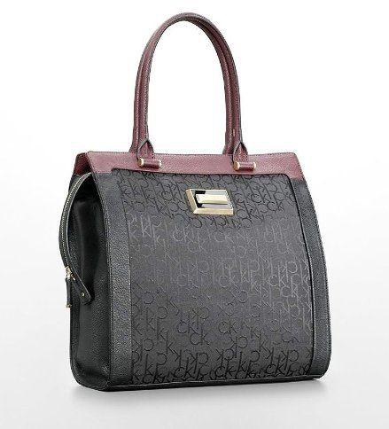 Calvin Klein Cal-3616 Shoulder Bag For Women (Merlot, Leather)