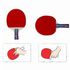 Generic 5-Piece Table Tennis Solid Wood Rackets Set With Balls