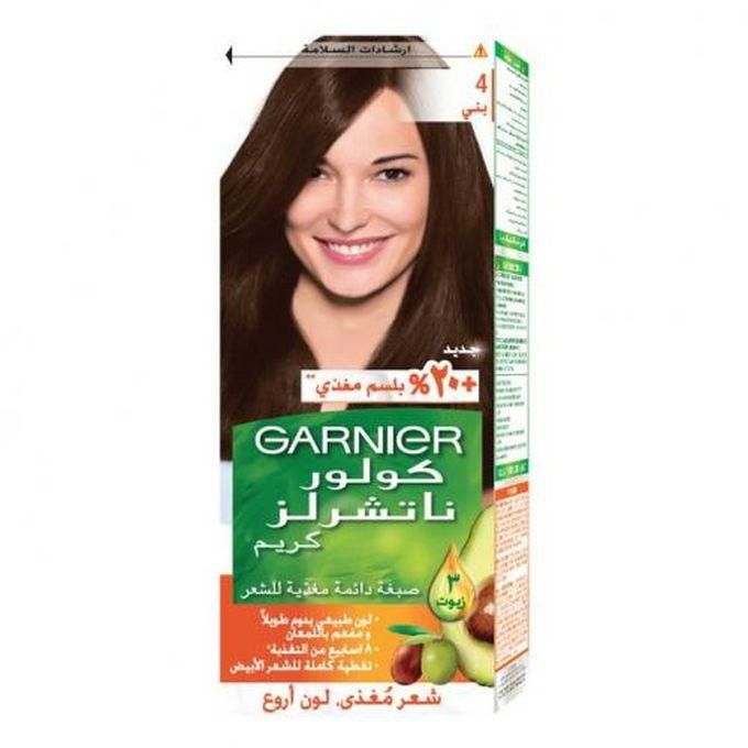 Garnier Color Naturals Creme - 4 Brown - 60+40+12ml