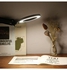 مصباح طاولة بإضاءة LED, قابل للتعديل ومزود بمشبك ومنفذ USB إضاءة بلون أبيض بارد