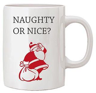 Naughty Or Nice Personalized Mug