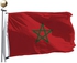 رهنجيفت علم المغرب كبير 3 × 5 قدم، معتدل للاستخدام الخارجي والداخلي على كلا الجانبين 100D حلقات من البوليستر والنحاس لسهولة العرض، اعلام وطنية مغربية 3 × 5 قدم