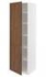 METOD High cabinet with shelves, white/Vedhamn oak, 60x60x200 cm - IKEA