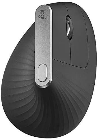 Logitech MX Vertical Advanced Ergonomic Bluetooth Wireless Mouse, Graphite