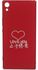 Generic Back Cover For Sony Xperia Xa1 Ultra - Red