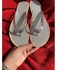 Sandal Silver With Plexus & Shape Glitter - Silver Slippers For Women