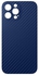 Air Carbon Case Ultra Slim Carbon Fiber Pattern Back Cover Skin for iphone 13 Pro Max Blue