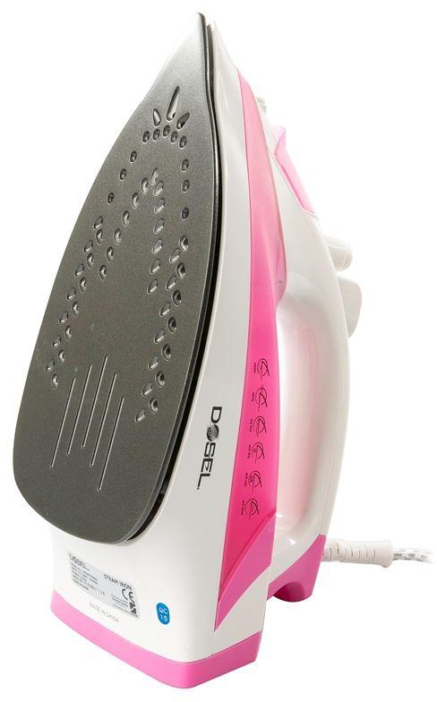Dosel Steam Iron - White and Pink - DOSIRST80062