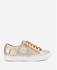 Spring Glittery Sneakers - Gold