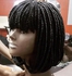 European Phoenix wig Ms Short curly hair box braid wig Rose Net Chemical fiber headgear