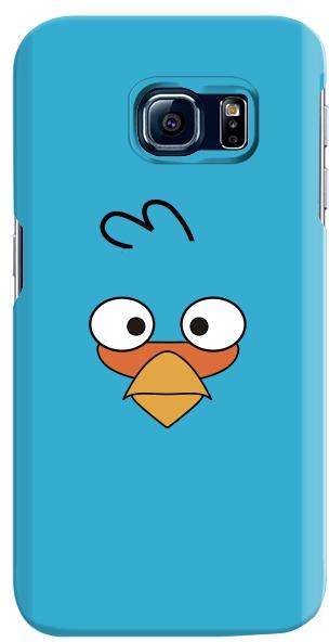 Stylizedd Samsung Galaxy S6 Edge Premium Slim Snap case cover Matte Finish - The Blues - Angry Birds
