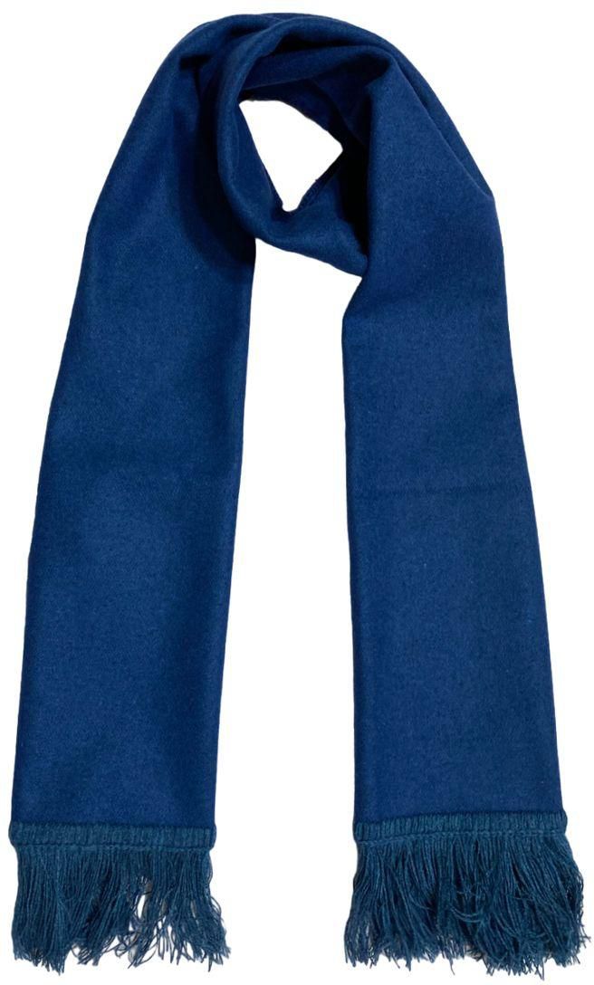 Scarf Collections Solid Wool Winter Scarf/Shawl/Wrap/Keffiyeh/Headscarf/Blanket For Men & Women - Small Size 30x150cm - Dark Blue
