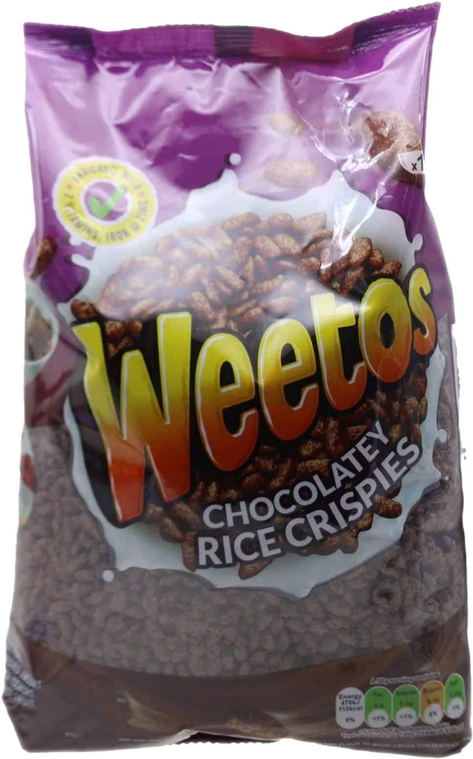 Weetabix Weetos Choco Rice Crispies 250g.