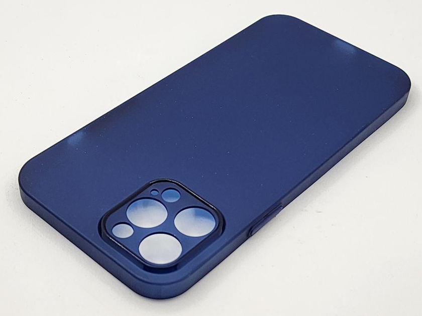 Slim Silicone Basic IPhone 12 Pro Max (6.7 Inch) Case Ultimate Protection - Blue