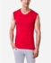 Solo V-Neck Sleeveless Undershirt - Red