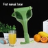 Portable Lightweight Domestic Use Manual Detachable Lemon Squeezer Green 23*8*12cm