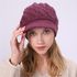 Solid Color Plus Velvet Warm Rabbit Fur Hat Women's Knitted Cap In Autumn And Winter-1 Piece