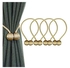 Magnetic Drapery Curtain Tiebacks Holders Gold
