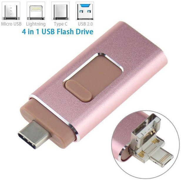 Compatible For Iphone Ipad 4 In 1 Otg Usb Flash