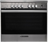 Glem Gas Freestanding Cooker, 90X60, Ceramic Cooktop, Electric Oven, Stainless Steel