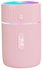 Humidifiers Portable Ultrasonic Multicolor LED Night Pink