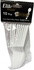 Tiba Disposable Plastic Small Spoons - 10 Pieces - White