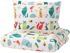 LATTJO Duvet cover and pillowcase - animal/multicolour 150x200/50x80 cm