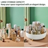Rotating Makeup Organizer, Vecolla Lazy Susan Cosmetic Organizer 360 Rotating, Round Turnable Storage For Make Up, Kitchen, Cosmetic, Perfume Organizer(White, 11 in)