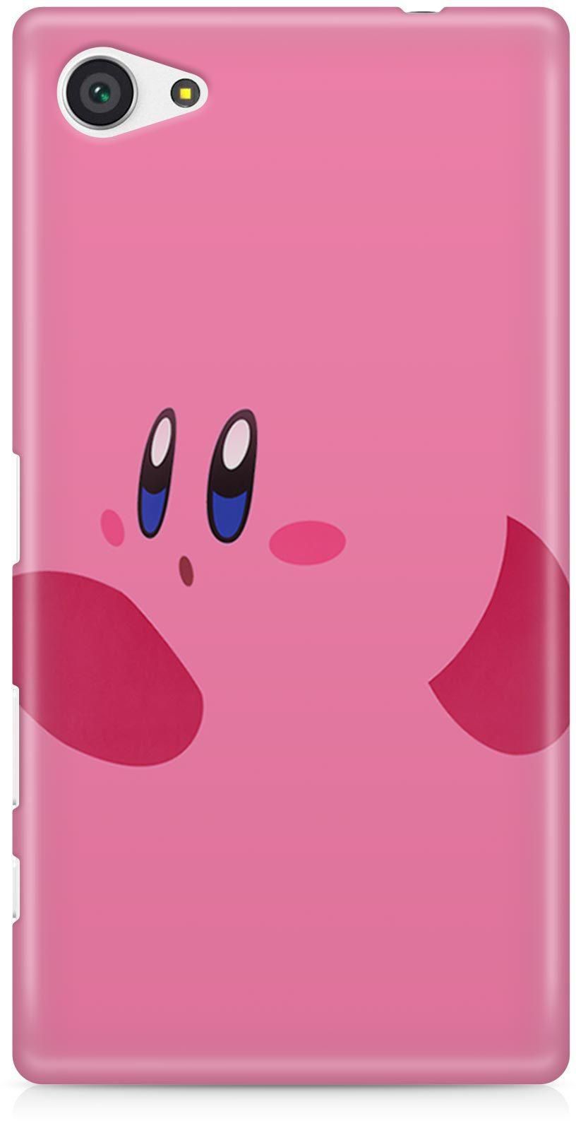 Pink Running Kirby Phone Case Cover Pokemon Go for Sony Z4 Mini